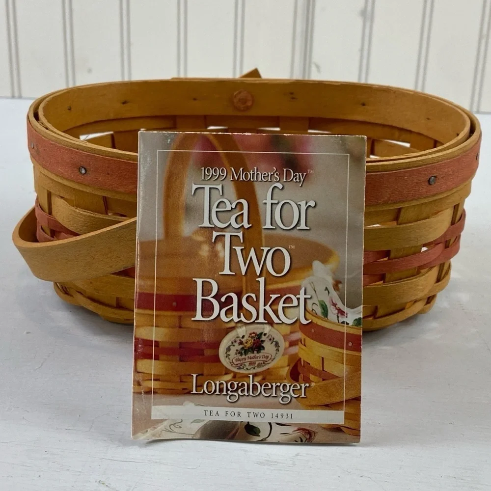 Longaberger Mothers‎ Day ‘99 Tea For Two 7.5